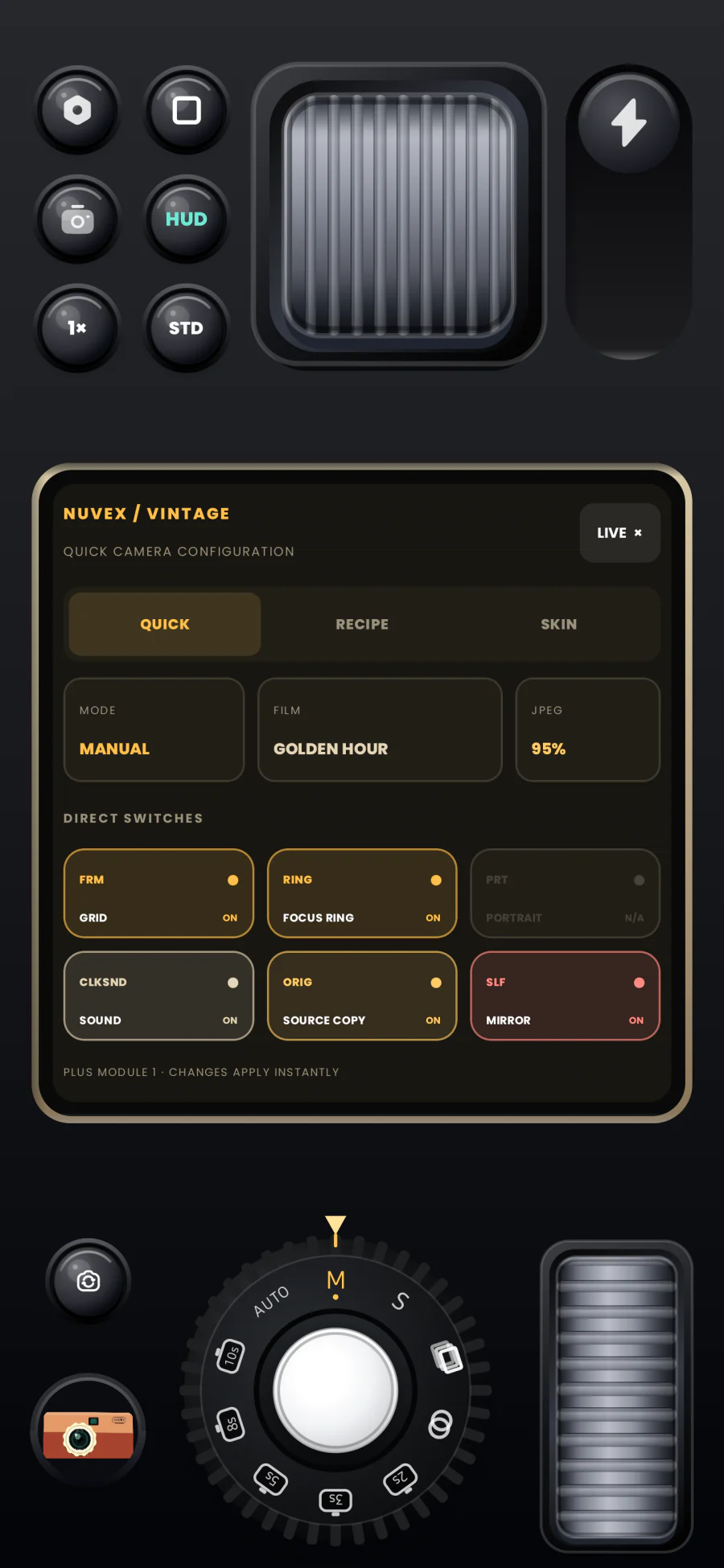 Digital Deck quick controls